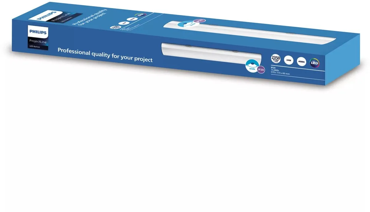 Philips Projectline Batten W12L57 Wandlamp 2350lm - 4000K