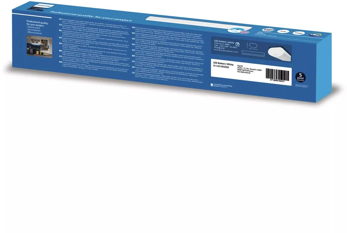 Philips Projectline Batten W12L57 Wandlamp 2350lm - 4000K
