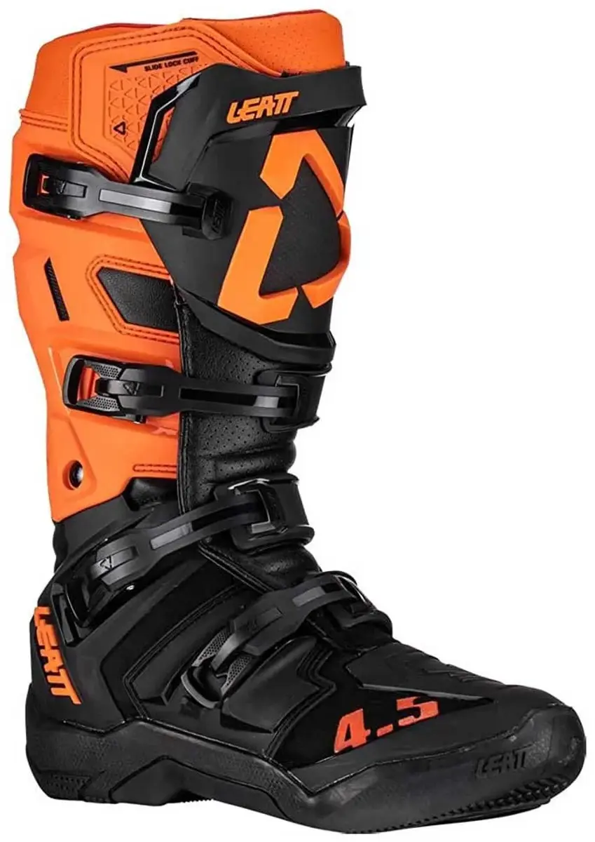 Leatt 4.5 Off-road Laarzen Oranje,Zwart EU 47 Man