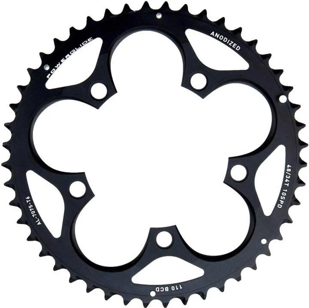 SRAM Road V2 BB30 Short Pin Kettingblad 48T - Zwart - afbeelding 4 van 4