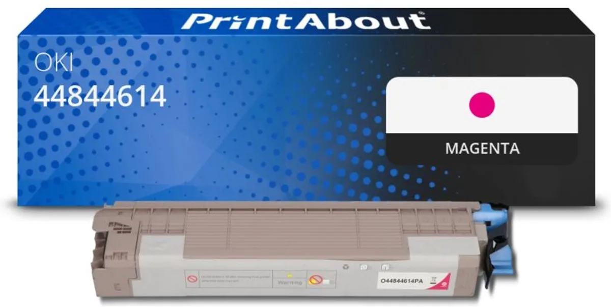 PrintAbout OKI 44844614-PA Tonercartridge Magenta