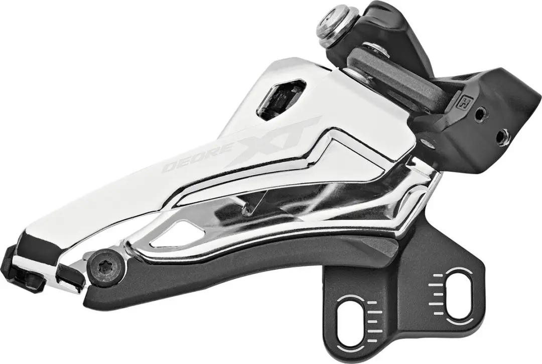 Shimano Deore XT M8100E Voorderailleur 2x12 Speed - Zilver - afbeelding 4 van 5