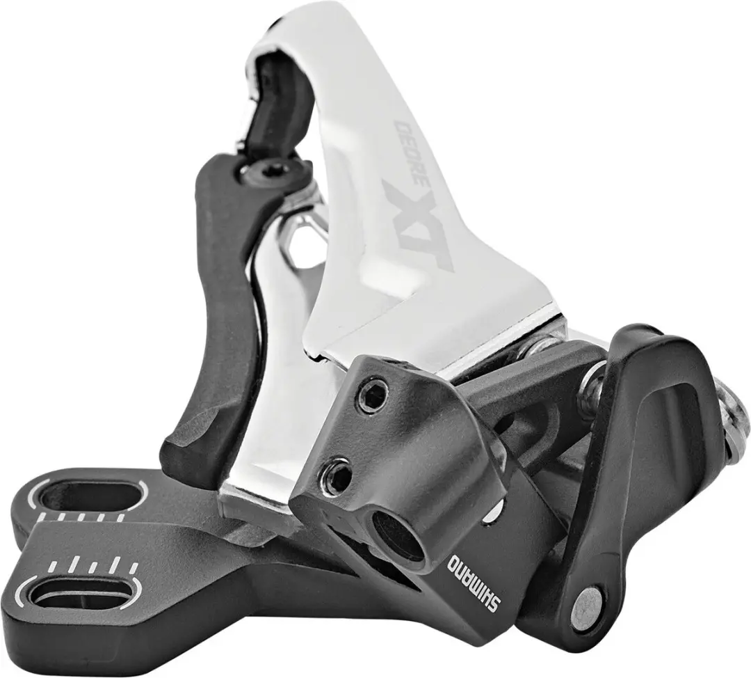 Shimano Deore XT M8100E Voorderailleur 2x12 Speed - Zilver - afbeelding 2 van 5