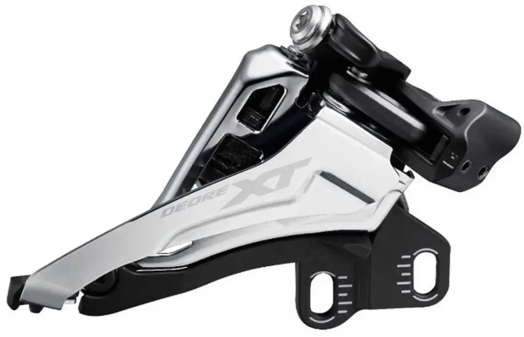Shimano Deore XT M8100E Voorderailleur 2x12 Speed - Zilver - afbeelding 5 van 5