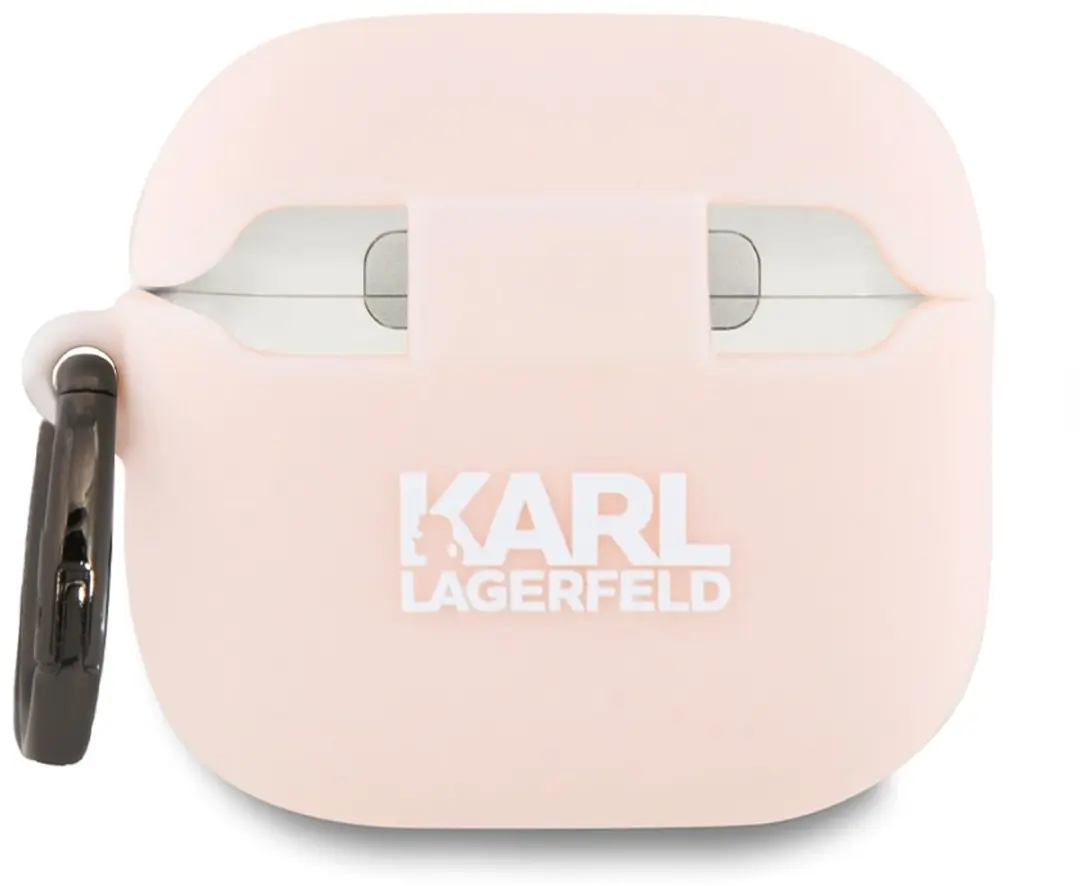 Karl Lagerfeld Kla4Runchp Siliconen Hoesje AirPods 4 - 3D Choupette - Transparent - afbeelding 2 van 4