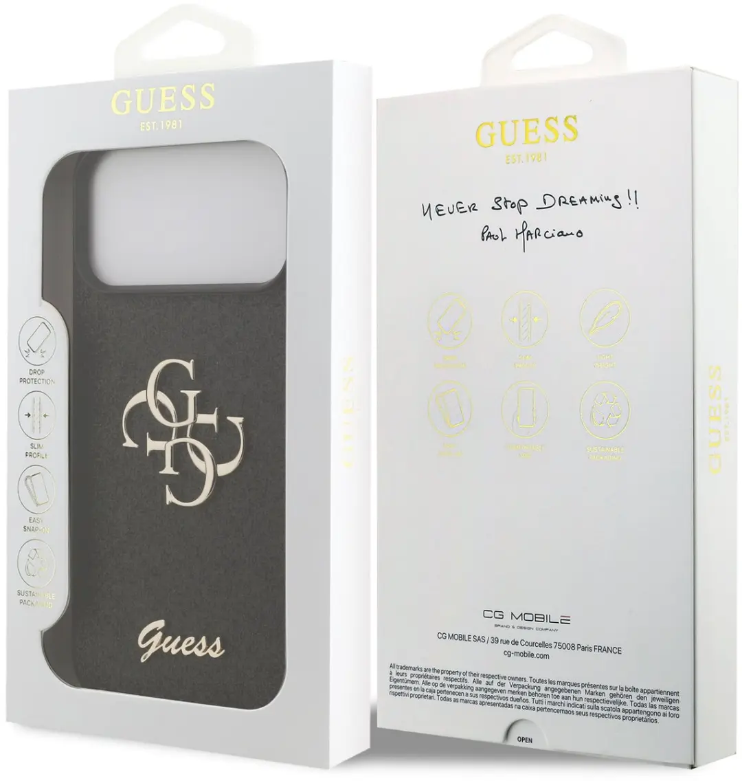 Guess Hoesje 15138 iPhone 17/18 Pro Max - Kunstleer - Zwart - afbeelding 4 van 6