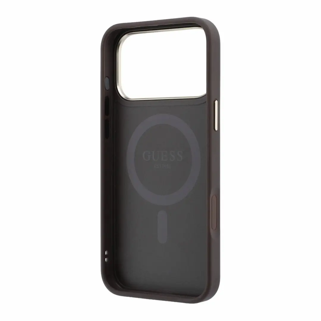 GUESS Hoesje iPhone 17/18 Pro Max - MagSafe - Bruin - afbeelding 2 van 6