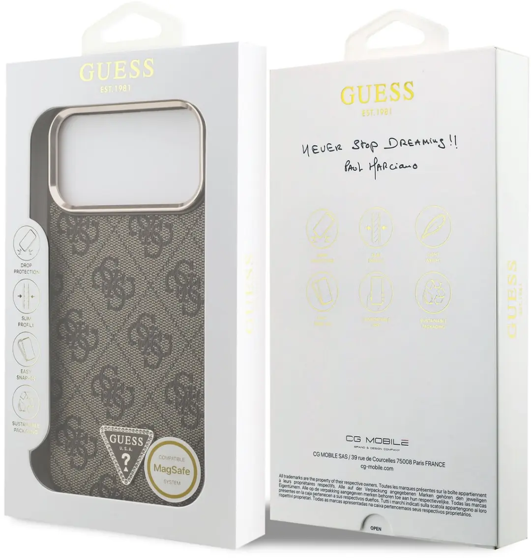 Guess Hoesje iPhone 17/18 Pro Max - MagSafe - Bruin - afbeelding 4 van 6