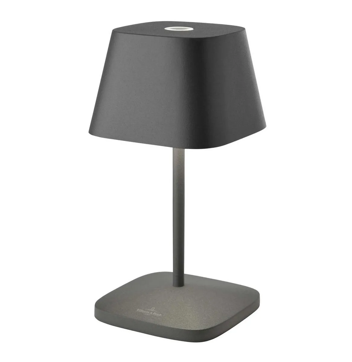 Villeroy & Boch Neapel LED Tafellamp Oplaadbaar - 3,3W - Antraciet