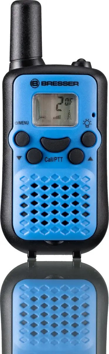 Bresser Junior Walkie Talkie 8811400WXH000 - 2 Stuks - Blauw/Zwart - afbeelding 6 van 6