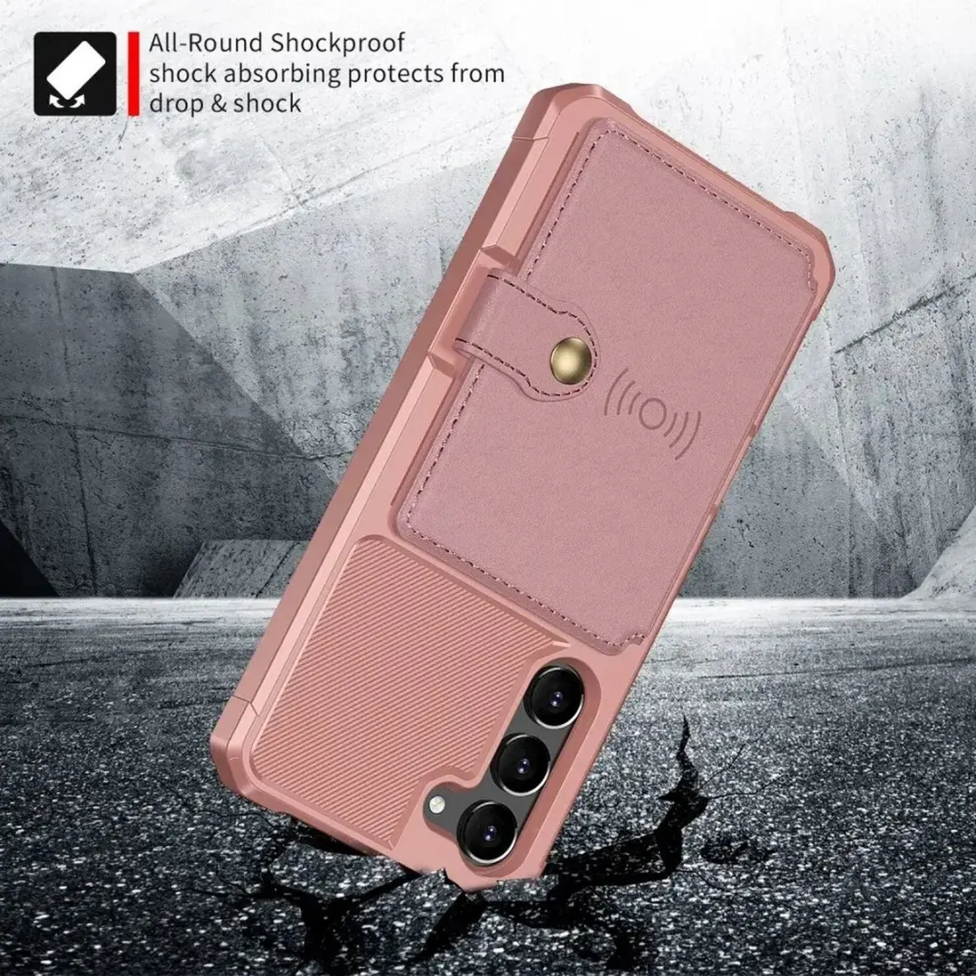 Selected Portemonnee Hoesje Samsung Galaxy S23 - Roze - 4 Pasjes - afbeelding 2 van 6