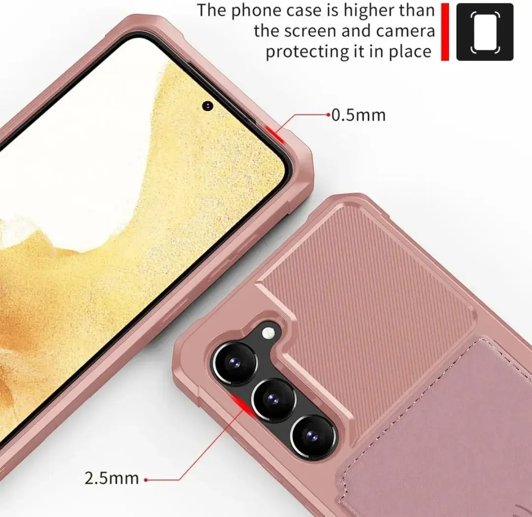 Selected Portemonnee Hoesje Samsung Galaxy S23 - Roze - 4 Pasjes - afbeelding 3 van 6
