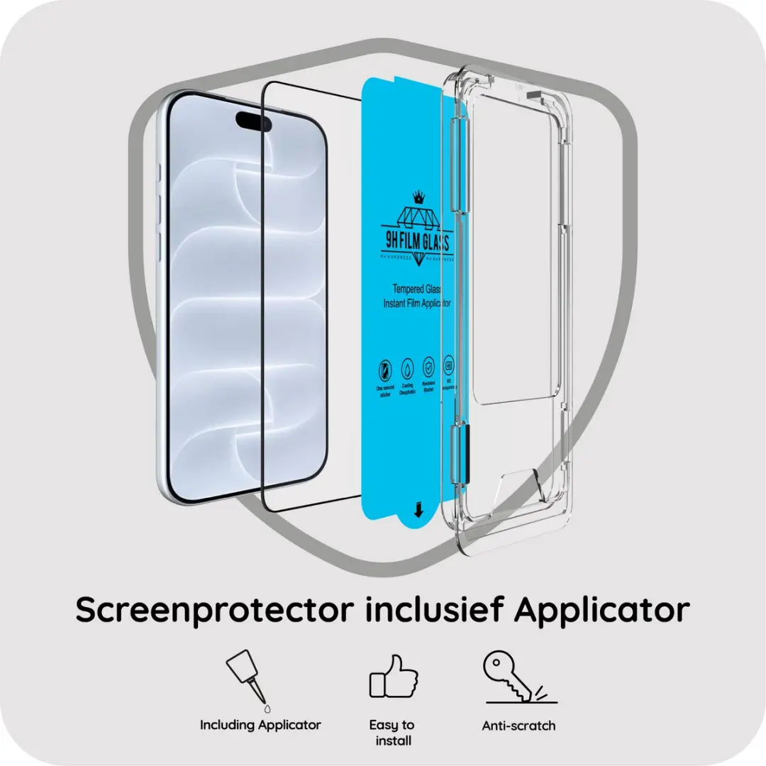 Just in Case iPhone 18 Pro Max Screenprotector - 1 Stuk - afbeelding 3 van 6