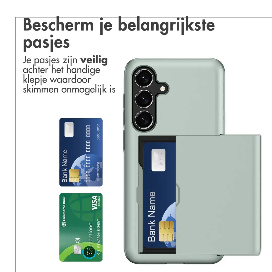 Imoshion Hoesje Samsung Galaxy S26 FE - Donkergroen - 2 Pasjes - afbeelding 2 van 6