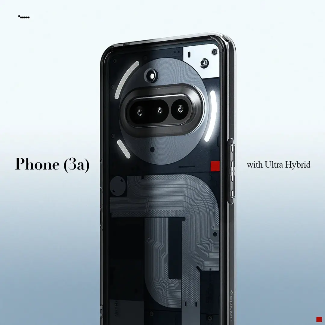 Spigen Ultra Hybrid ACS09373 Hoesje - Nothing Phone (3a) - Zwart - afbeelding 3 van 6