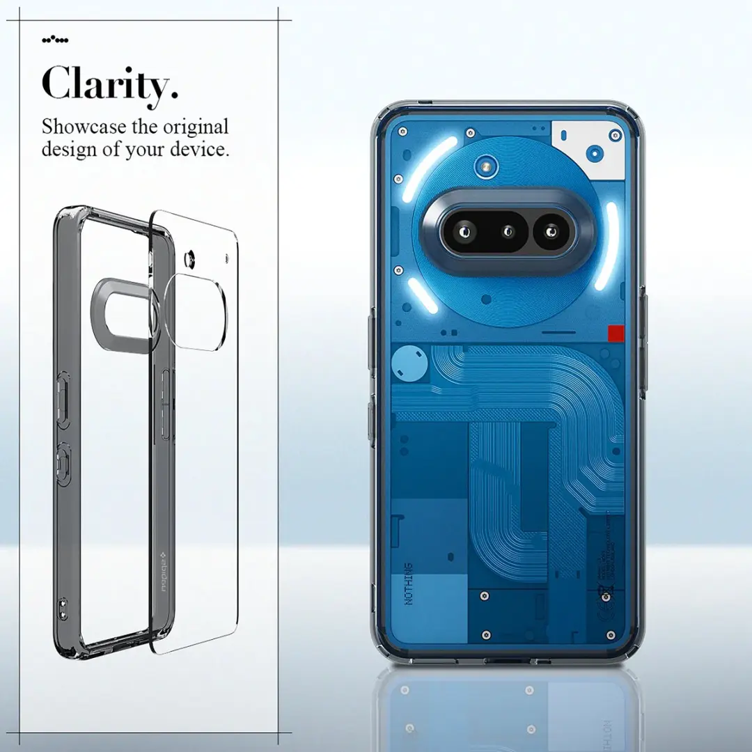Spigen Ultra Hybrid ACS09373 Hoesje - Nothing Phone (3a) - Zwart - afbeelding 6 van 6
