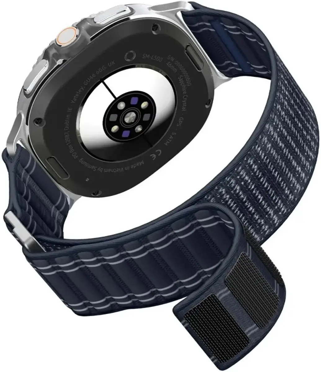 Spigen WBF0 Bandje Samsung Galaxy Watch 40/44/46mm - Blauw - afbeelding 6 van 6