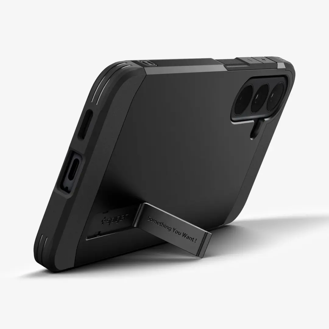 Spigen Tough Armor ACS11634 Hoesje - Samsung Galaxy S26 FE - Zwart - afbeelding 5 van 6