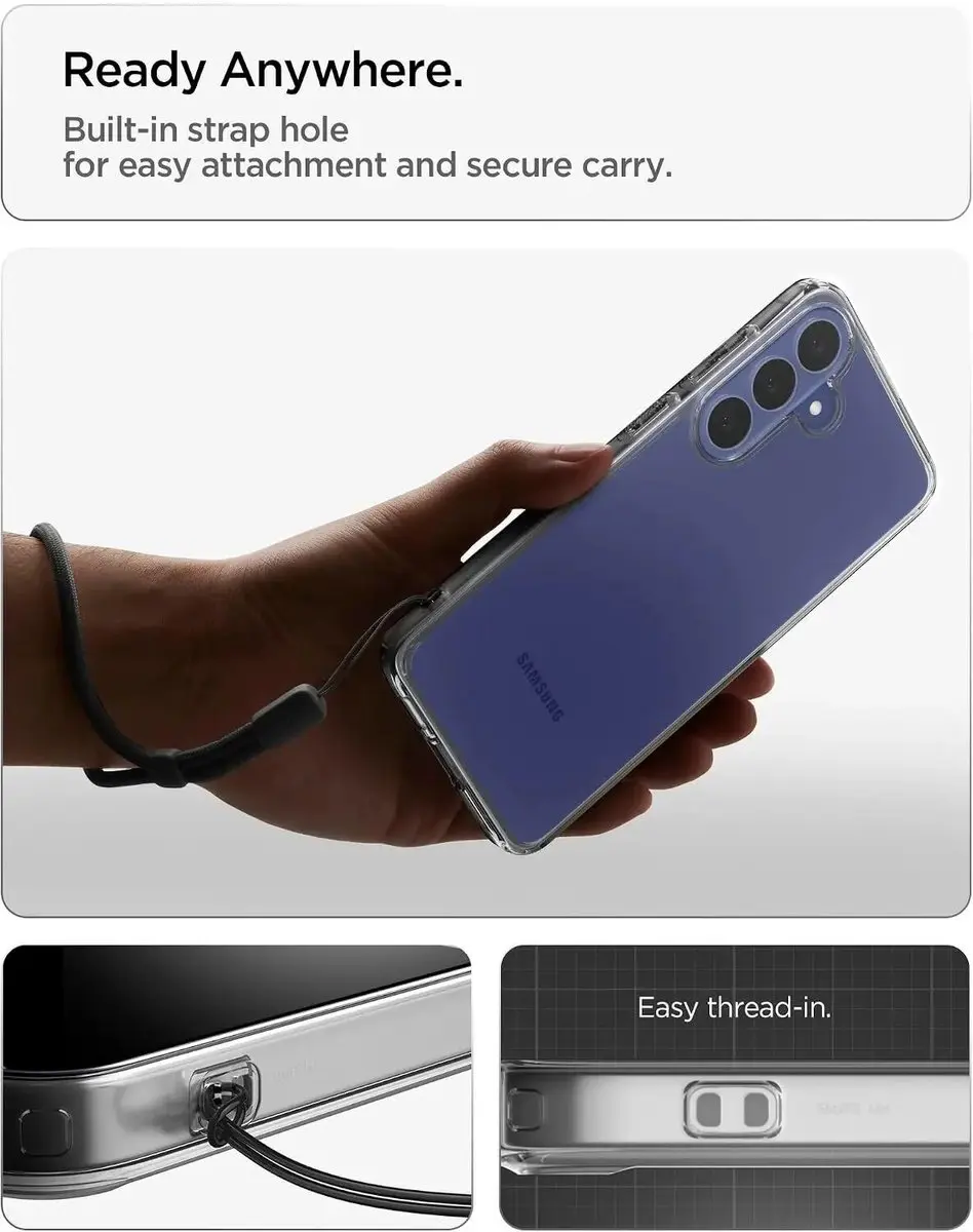 Spigen Ultra Hybrid ACS11638 Hoesje - Samsung Galaxy S26 FE - Transparant - afbeelding 5 van 6
