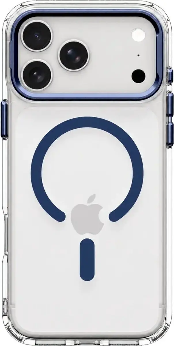 Spigen Ultra Hybrid Optik S ACS11909 iPhone Hoesje - MagSafe Blauw - afbeelding 5 van 6