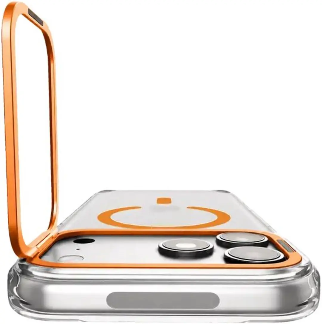 Spigen Ultra Hybrid Optik S ACS11910 iPhone Hoesje - MagSafe - Oranje - afbeelding 5 van 6