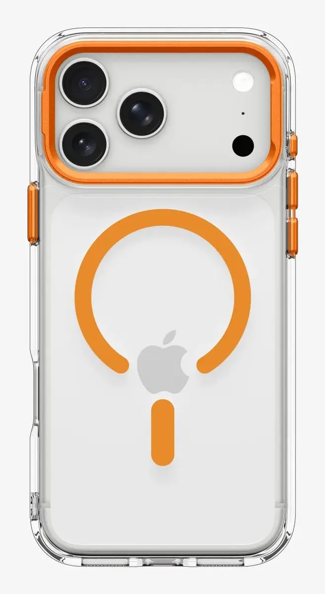 Spigen Ultra Hybrid Optik S ACS11910 iPhone Hoesje - MagSafe - Oranje - afbeelding 2 van 6