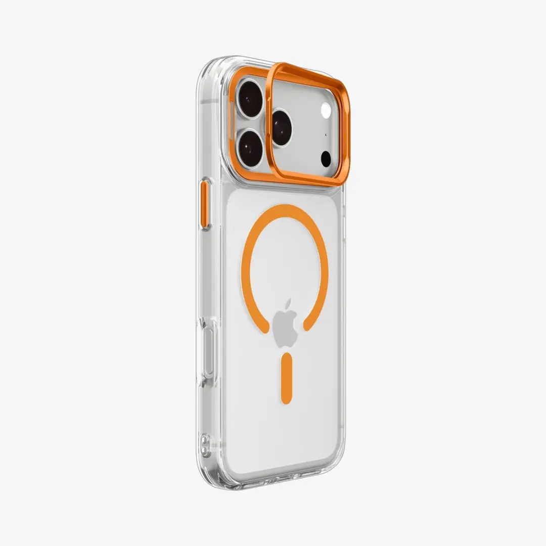 Spigen Ultra Hybrid Optik S ACS11923 Hoesje - iPhone 17/18 Pro - Oranje - afbeelding 4 van 6