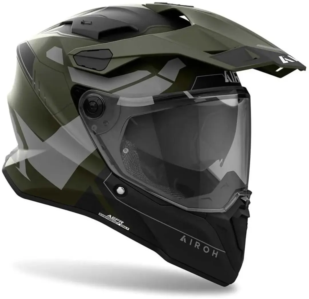 Airoh Commander 2 Reveal Legergroen Adventure Helm M - afbeelding 5 van 6