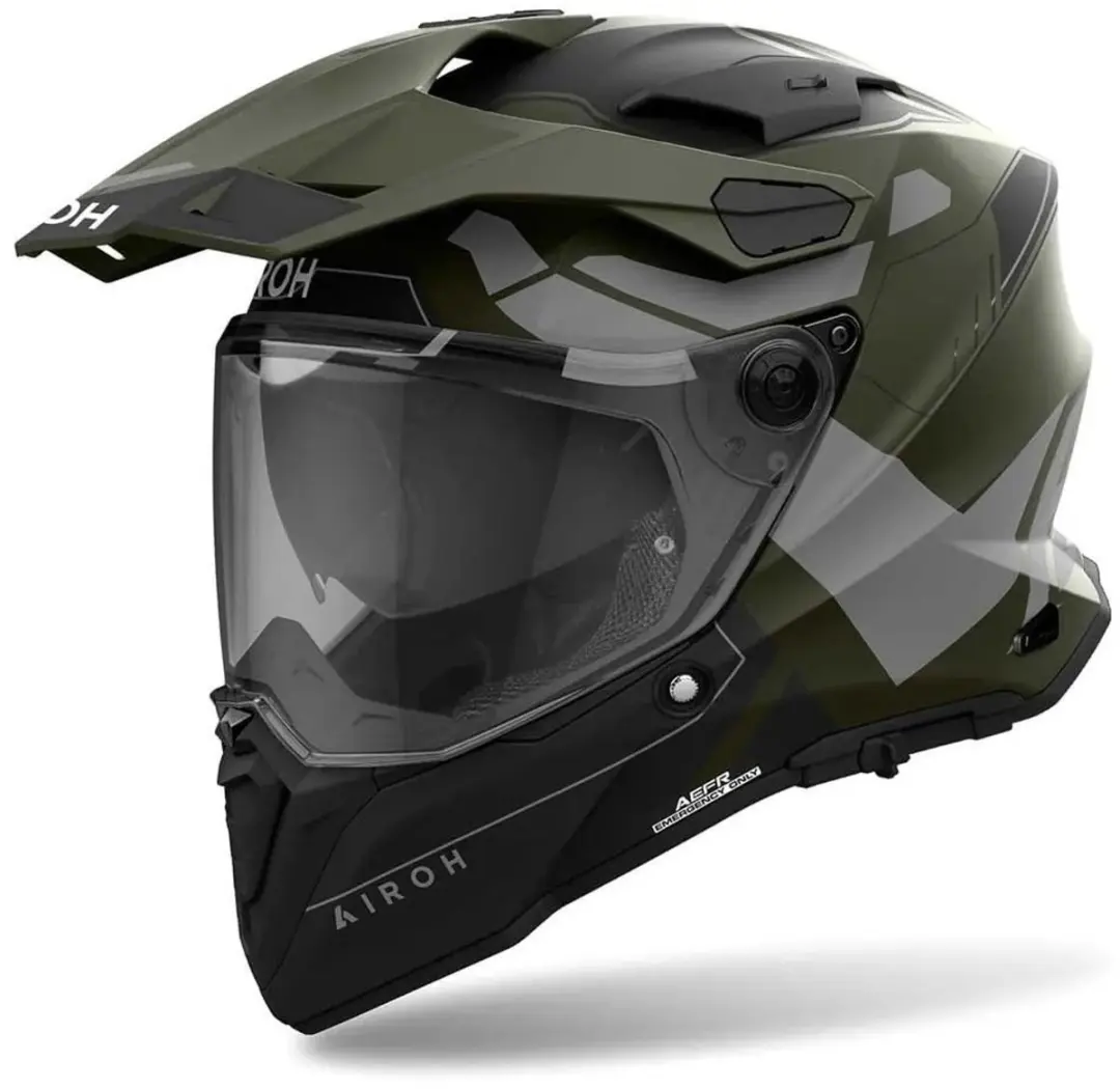 Airoh Commander 2 Reveal Legergroen Adventure Helm M - afbeelding 6 van 6
