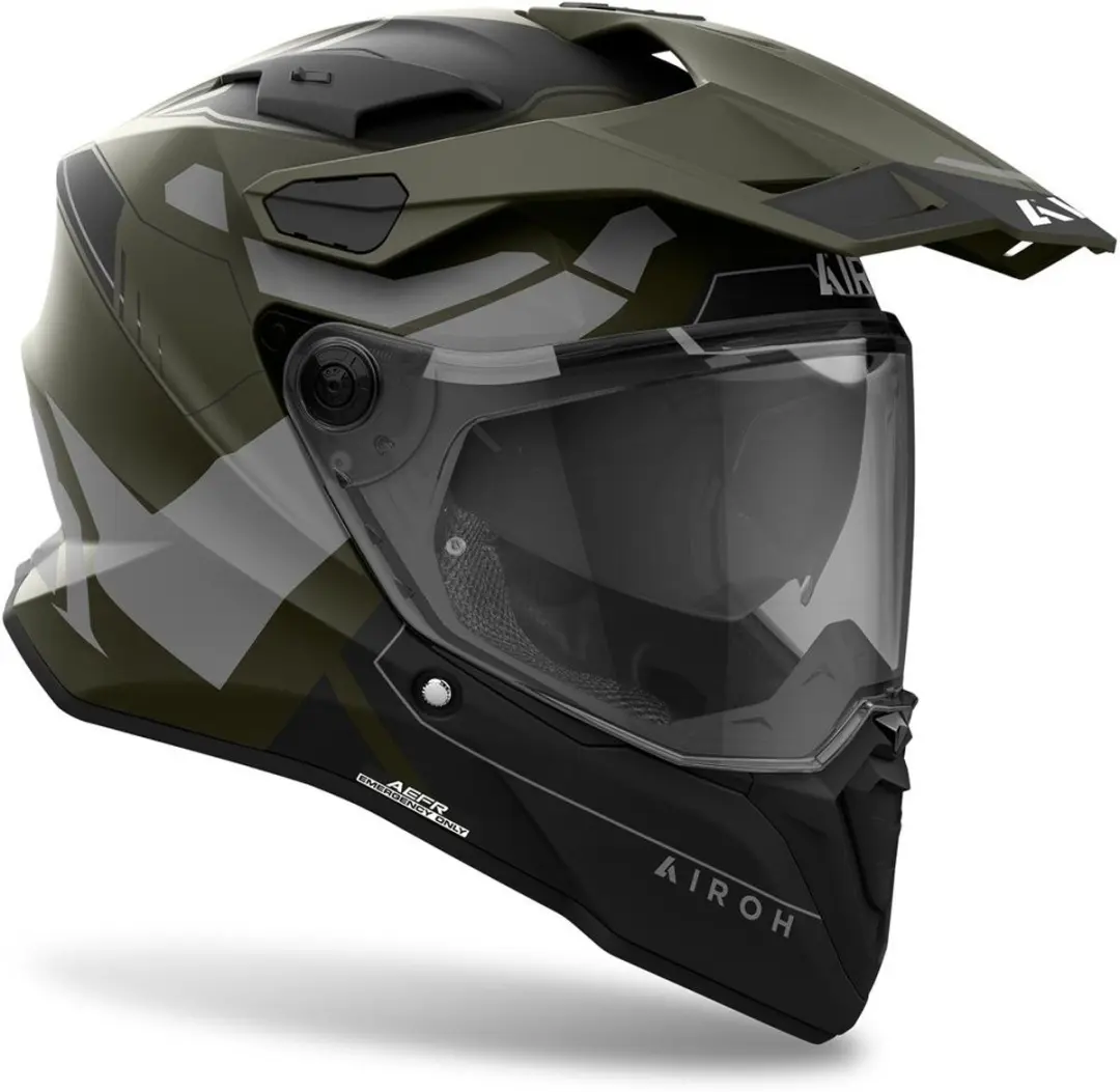 Airoh Commander 2 Reveal Legergroen Adventure Helm M - afbeelding 3 van 6