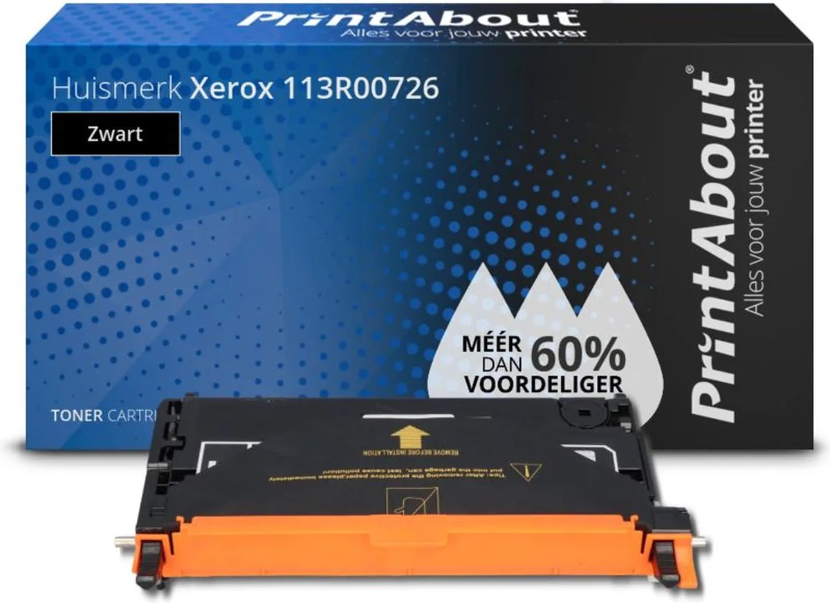 PrintAbout Huismerk Toner Zwart 113R00726-PA - 30.000 pagina's