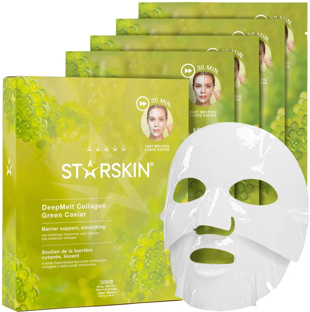 STARSKIN® DeepMelt Gezichtsmasker / Sheetmask Korean Skincare met Green Caviar