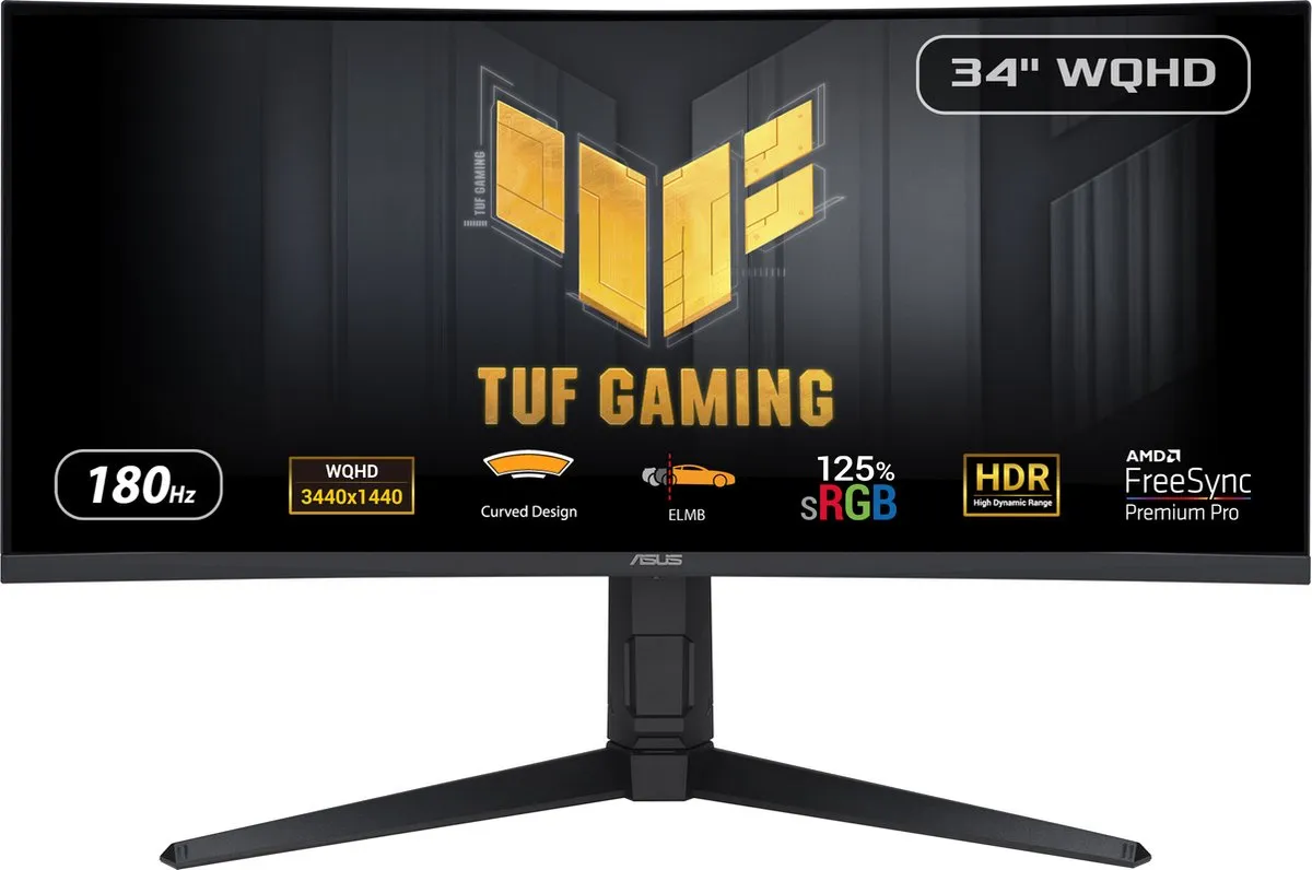 ASUS TUF Gaming VG34VQL3A Ultrawide Monitor 34"