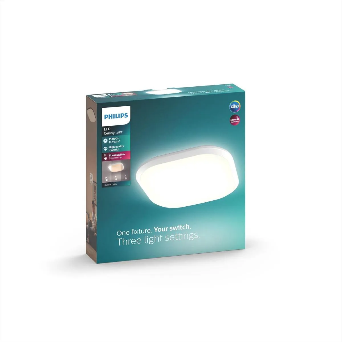 Philips Cavanal Plafondlamp - 38cm - Warmwit - afbeelding 6 van 6