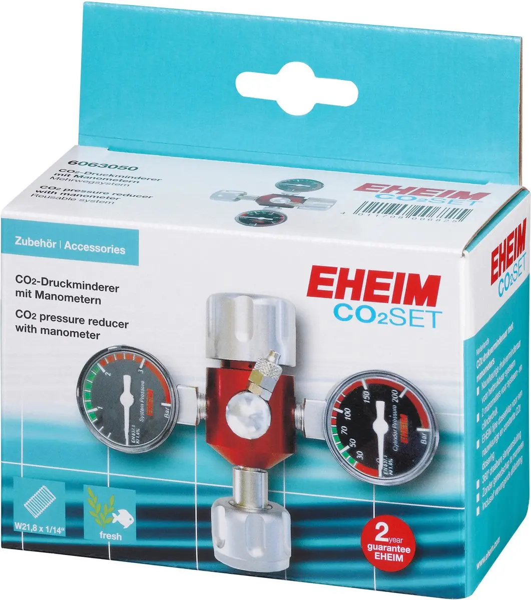 Eheim CO2-drukverminderaar met manometer