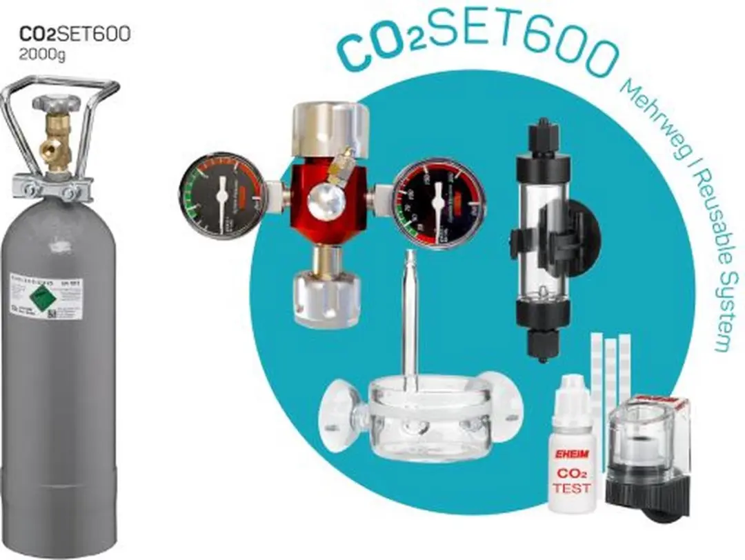 Eheim CO2 600 Hervulbare Fles met Drukregelaar - 2000g - afbeelding 6 van 6