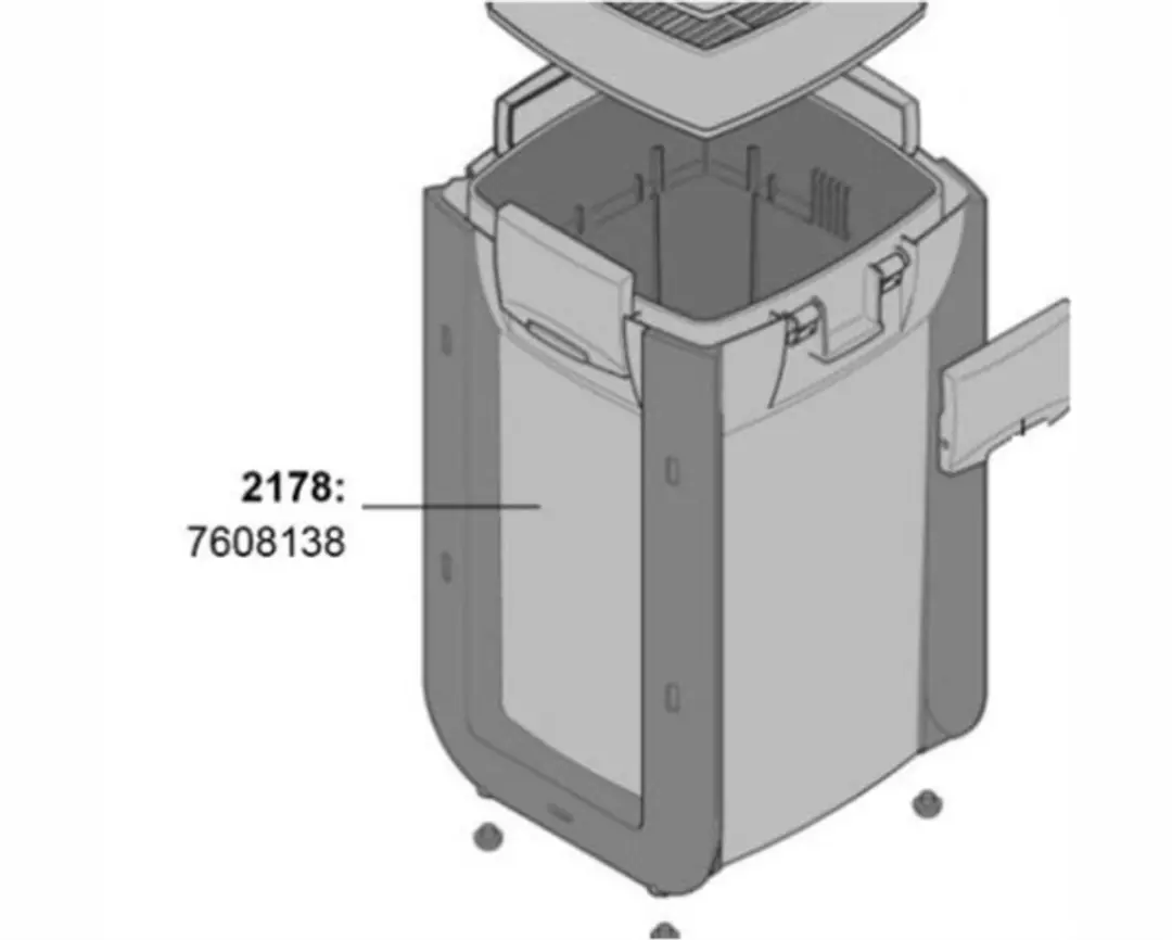 Eheim Filterpot voor 2178/Prof 5 600T