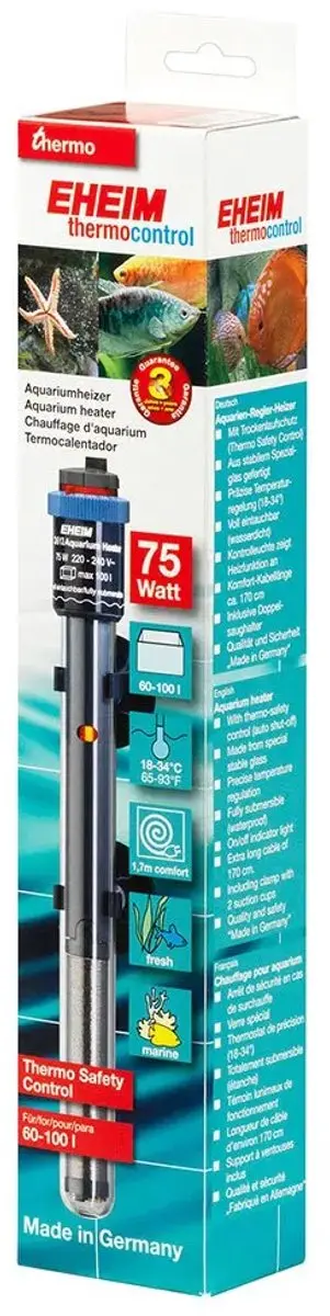 Eheim Aquariumverwarming 75W - Zwart