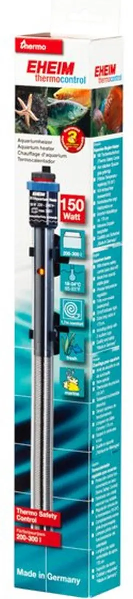 Eheim Jager Verwarming 150W - 200-300L - Zwart - afbeelding 6 van 6