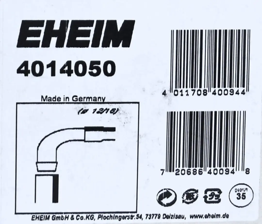 Eheim 12/16mm hoekstuk aquariumfilter - afbeelding 4 van 4