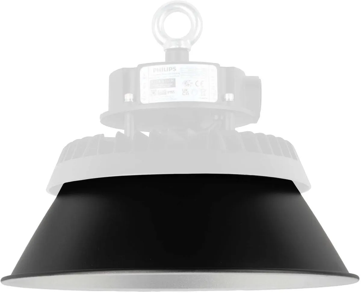LEDVION LED High Bay 100W Reflector 90° - Zwart