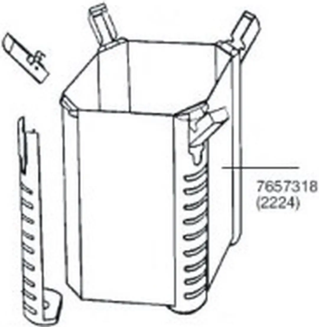 Eheim filterpot voor 2224