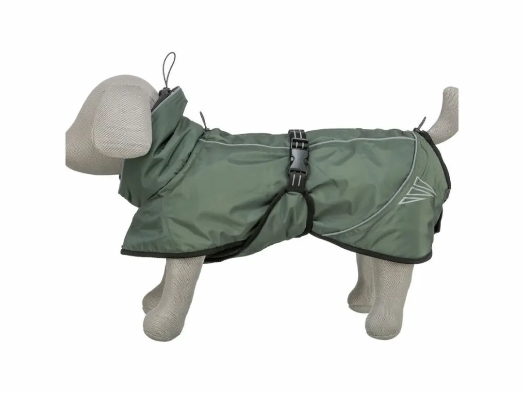 Trixie Winter Explore Hondenjas 55cm - Olijfgroen - afbeelding 5 van 6