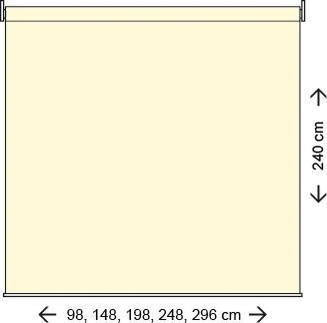 Nesling Coolfit Buitenrolgordijn 148x240cm - Zwart - afbeelding 2 van 6