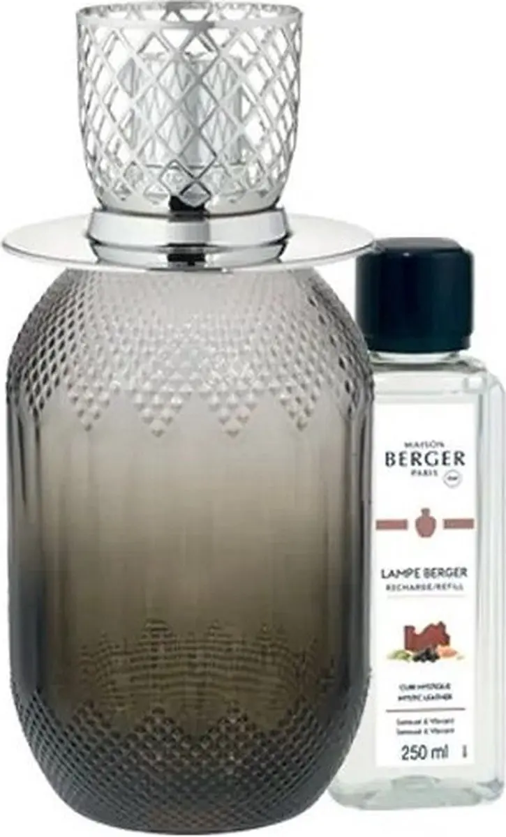 Lampe Berger Evanescence Gris Mystic Leather Branderset 500ml