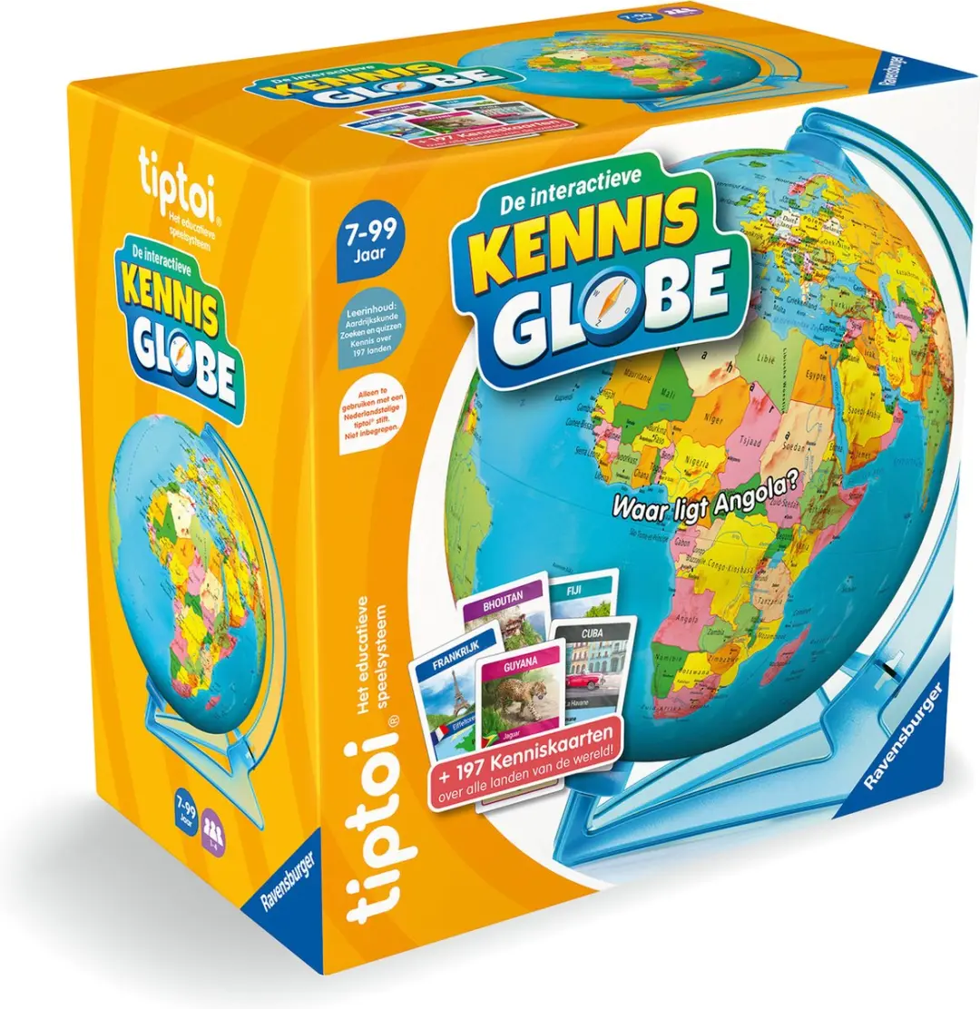 Tiptoi Interactieve Kennis Globe - Meerkleurig