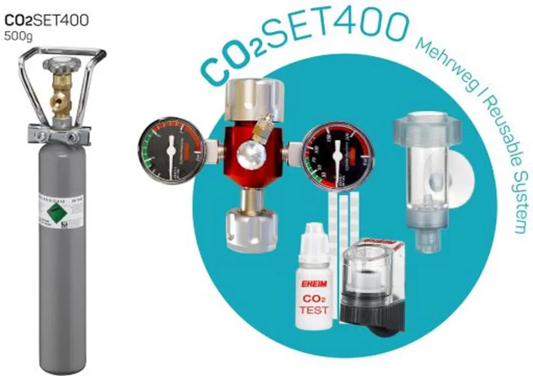 Eheim CO2 Set 400 Hervulbare Fles - 500g