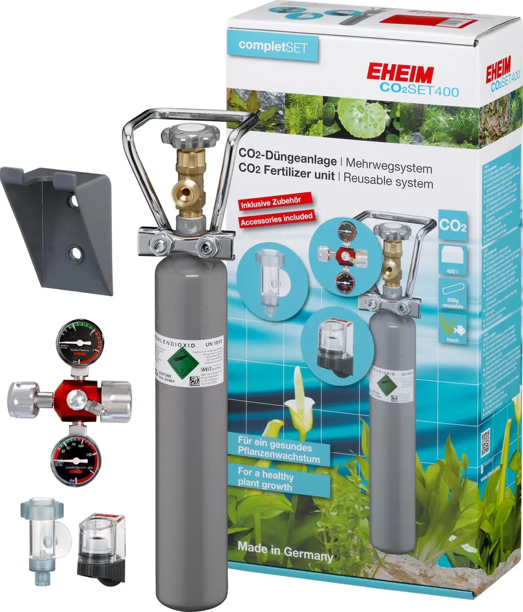 Eheim CO2 Set 400 Hervulbare Fles - 500g - afbeelding 6 van 6