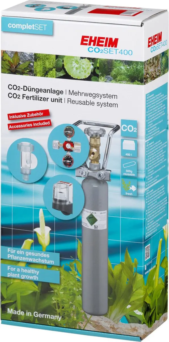 Eheim CO2 Set 400 Hervulbare Fles - 500g