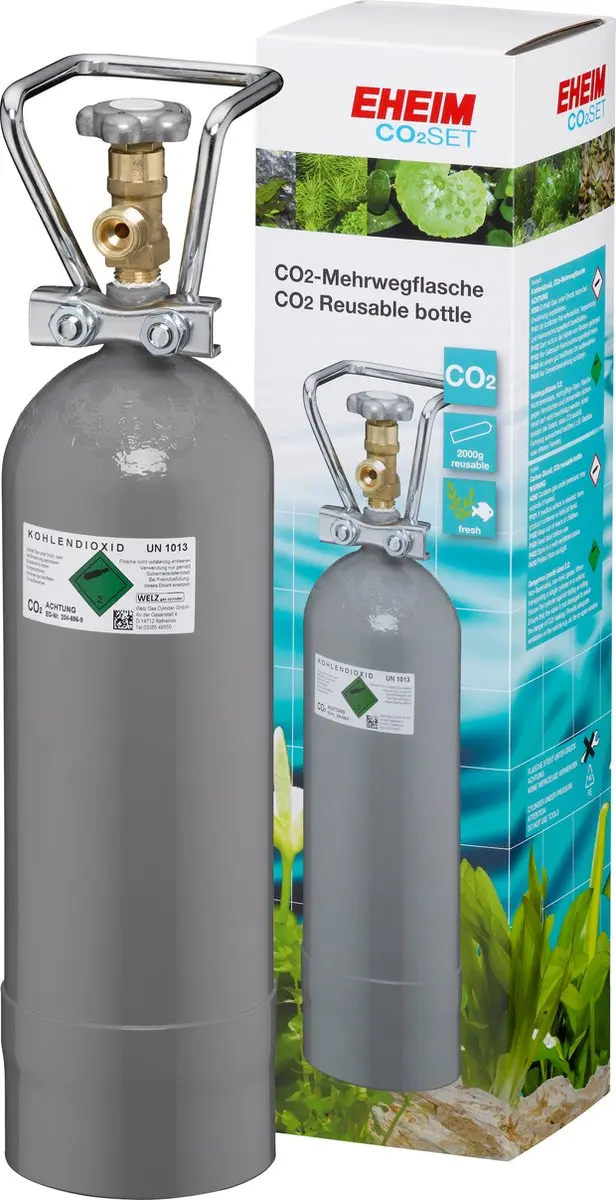 Eheim CO2 Set 600 - Incl. Fles & Magneetventiel